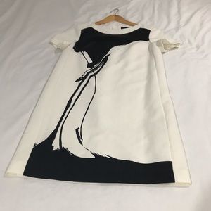 Banana Republic abstract print T shirt dress